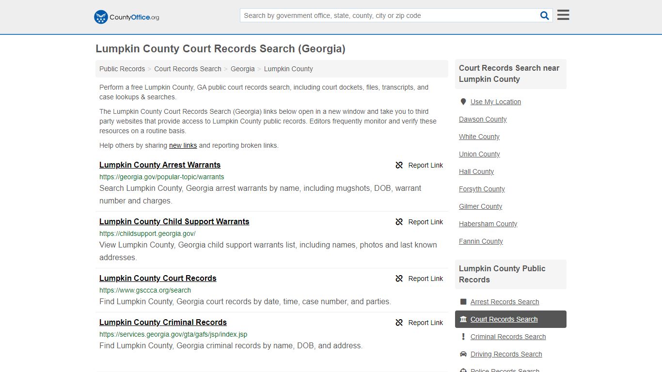 Court Records Search - Lumpkin County, GA (Adoptions ...