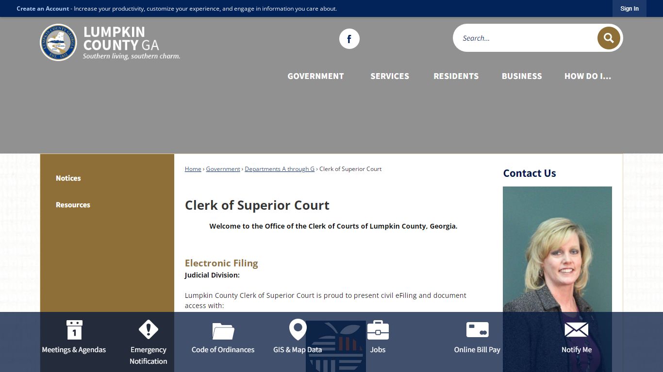 Clerk of Superior Court | Lumpkin County, GA